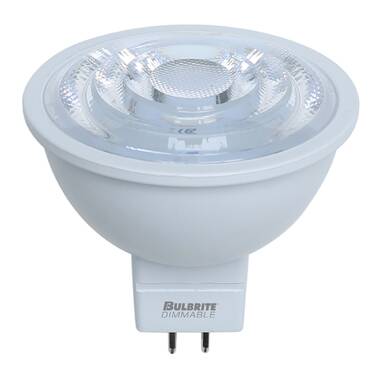 Bulbrite Industries 7.5 Watt (75 Watt Equivalent), MR16 LED, Dimmable Light Bulb, Warm White Base | Wayfair