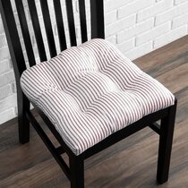 striped dining chair cushions