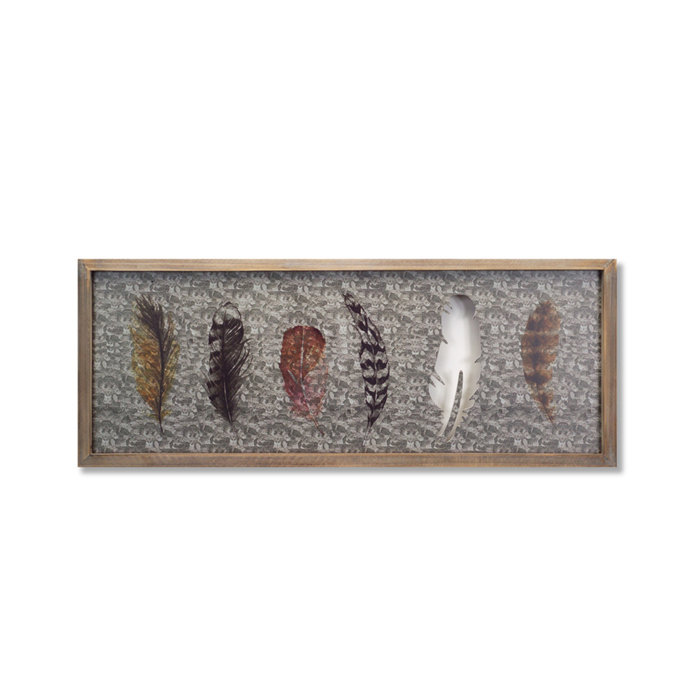 Feathers With Cut Out Wall Décor Feathers With Cut Out Wall Décor