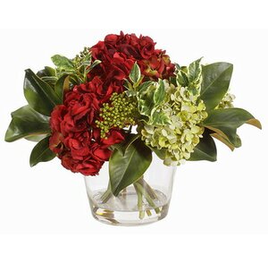 Hydrangea Mix Floral Arrangement in Vase