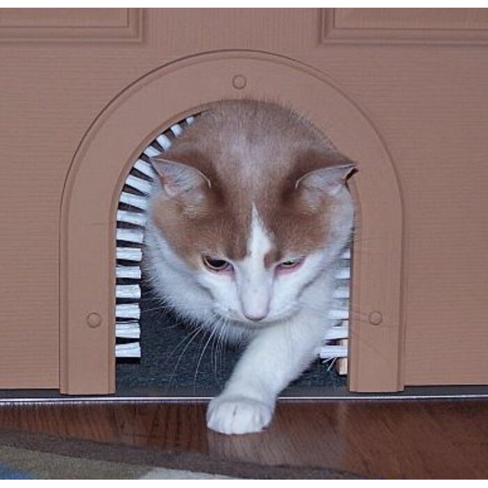 Cat Door Fits Interior Hollow Core Pet Cats Hole Free