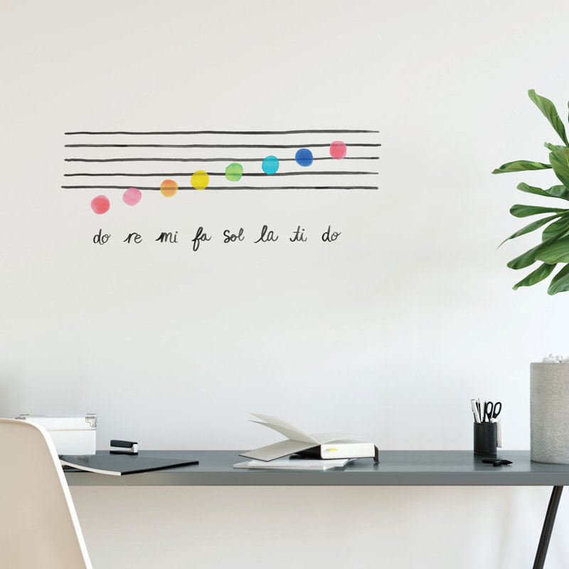 Ebern Designs Do Re Mi Wall Decal Wayfair