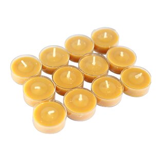 Peach Scented Tea Light Candles Aromatic Set of 10 Per Box 