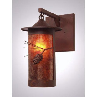 Best Ponderosa Pine 1-Light Outdoor Wall Lantern By Steel Partners Outdoor Lighting Ponderosa Pine 1-Light Outdoor Wall Lantern By Steel Partners Outdoor Lighting