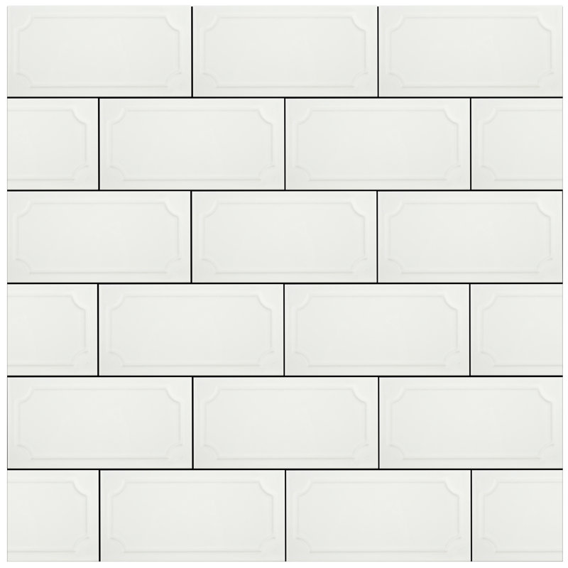 Thira 4 X 7 88 Ceramic Subway Tile In Blanco Reviews Allmodern Thira 4 X 7 88 Ceramic Subway Tile