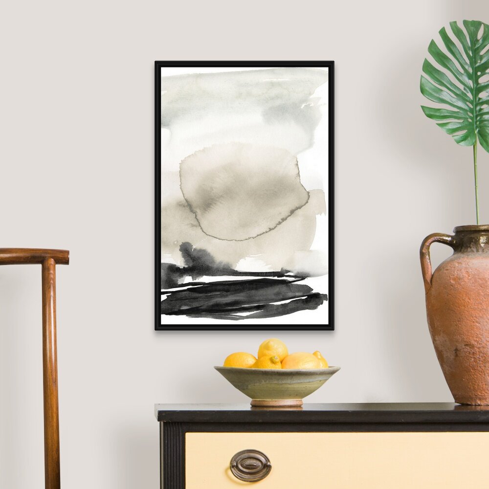 Wrought Studio Ebony Horizon Triptych Ii By Jennifer Goldberger Painting On Canvas Wayfair