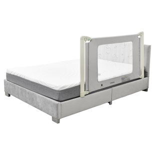 【US Stock】Safety Bed Rails for Toddlers with Strong Load Bearing Kids Bed Guardrail with Double Lock Protection Babycrib Guardrail for Queen and King Beds Double Beds Twin Mattresses Baby Beds 