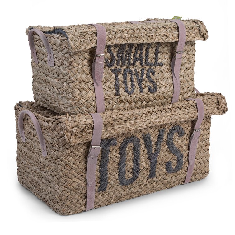 rattan toy box