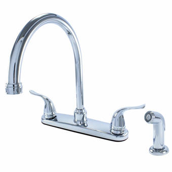 Brushed Nickel Kingston Brass KS2498PL Governor Bar Faucet Without Pop-Up 5-Inch