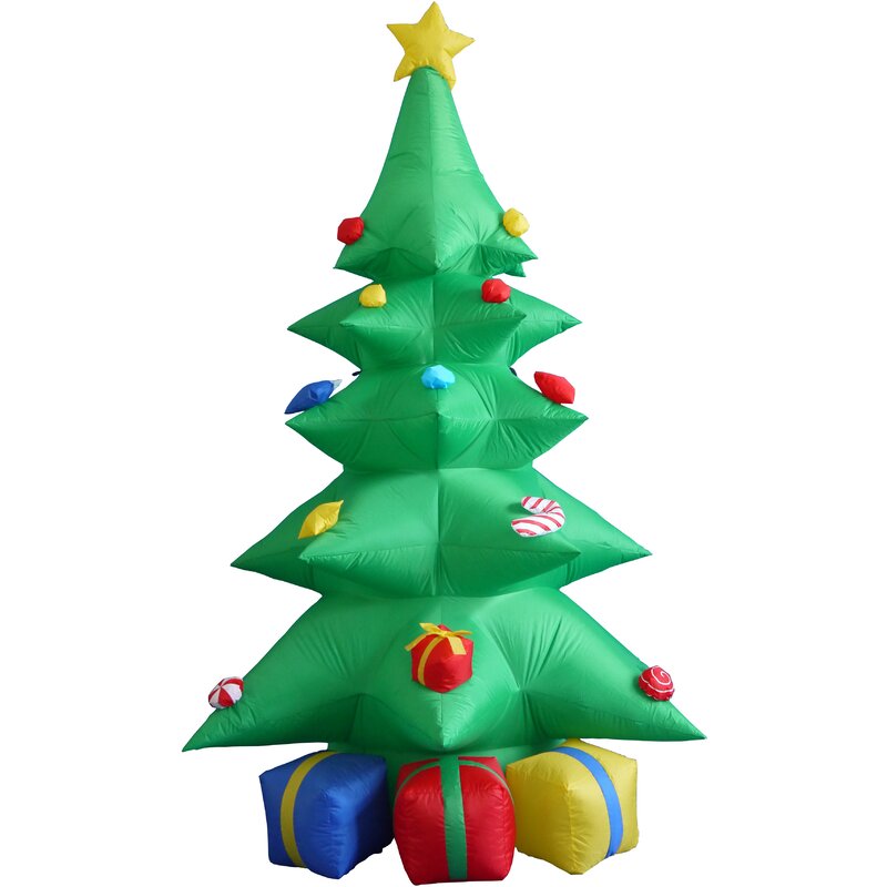 The Holiday Aisle 8 ft. Christmas Tree Decoration & Reviews | Wayfair