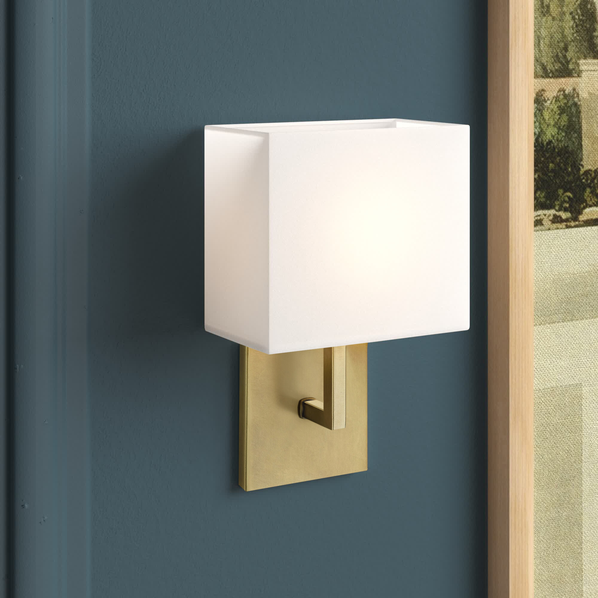 Greyleigh™ Juliana Steel Armed Sconce & Reviews | Wayfair