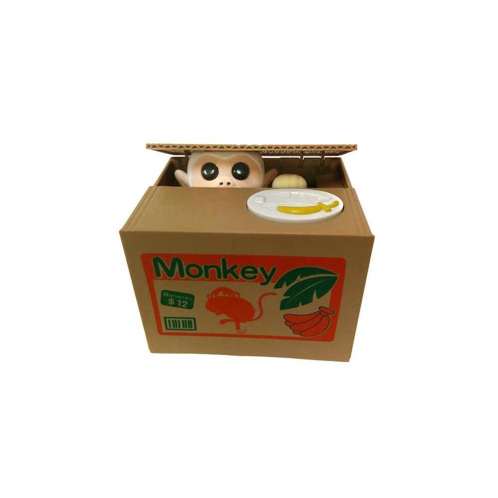 Zoomie Kids Quintar Monkey Piggy Bank Wayfair