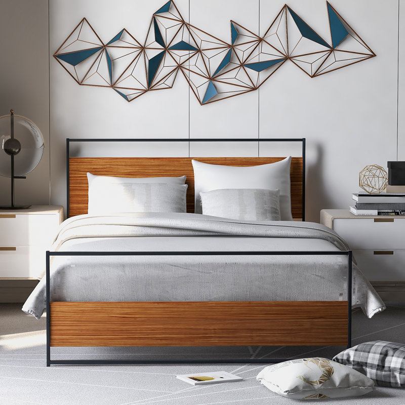 17 Stories Furlow Full Double Low Profile Platform Bed Wayfair
