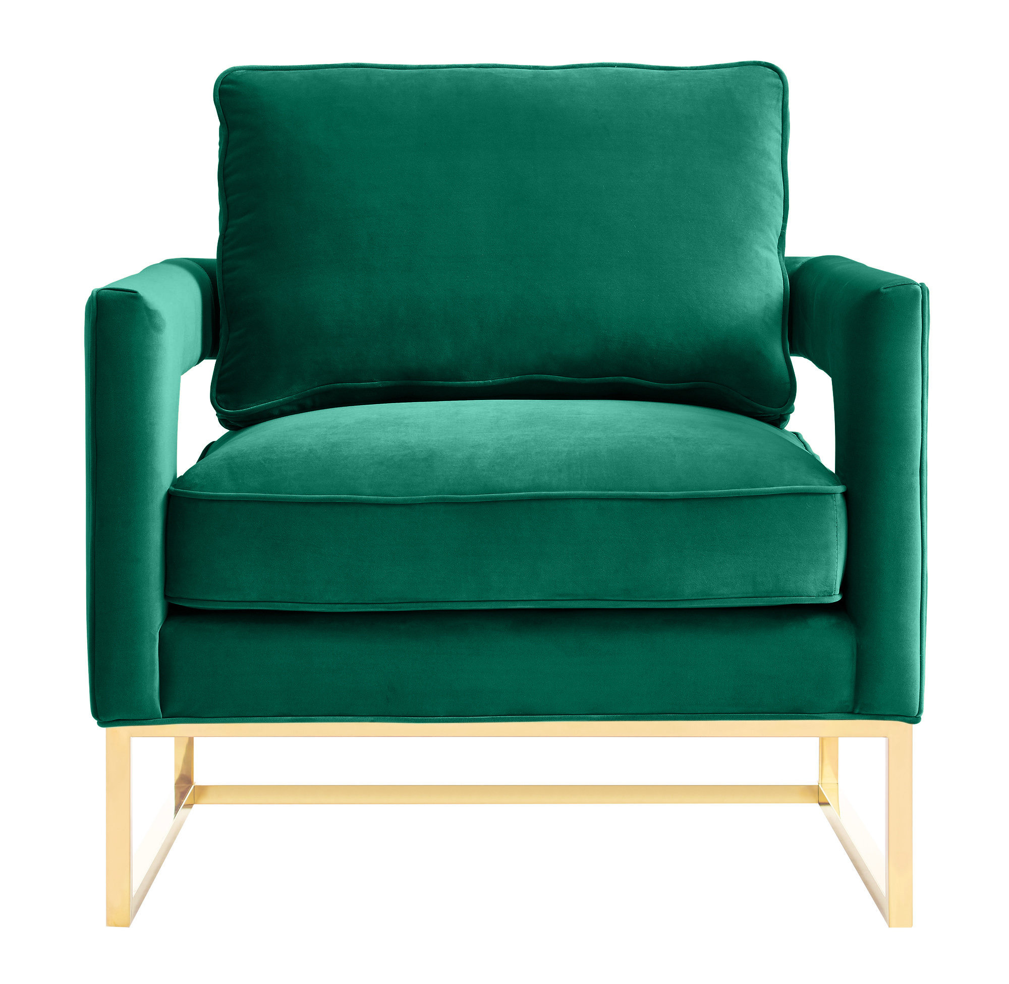 teal green chair