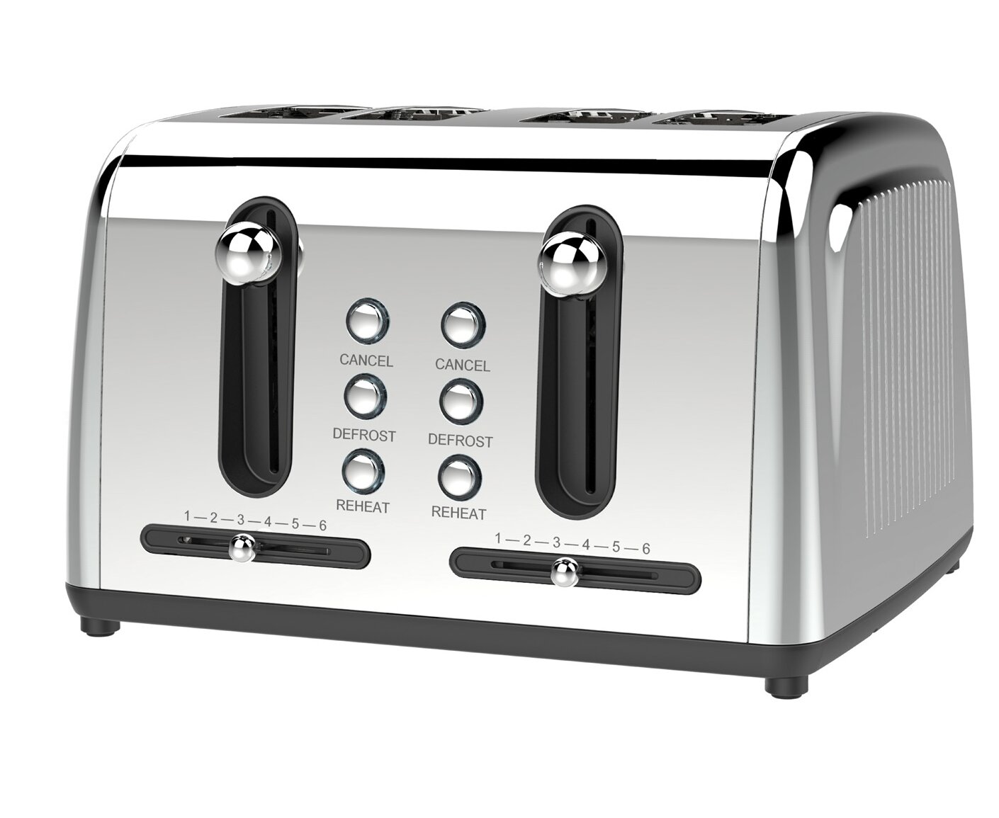 2 Long Slot 4 Slice Toaster