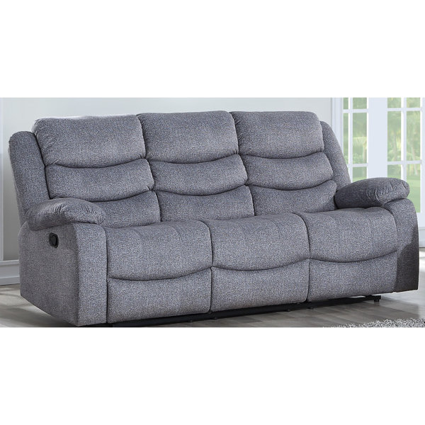 Red Barrel Studio Manual Motion 3 Seater Dual Recliner Sofa With