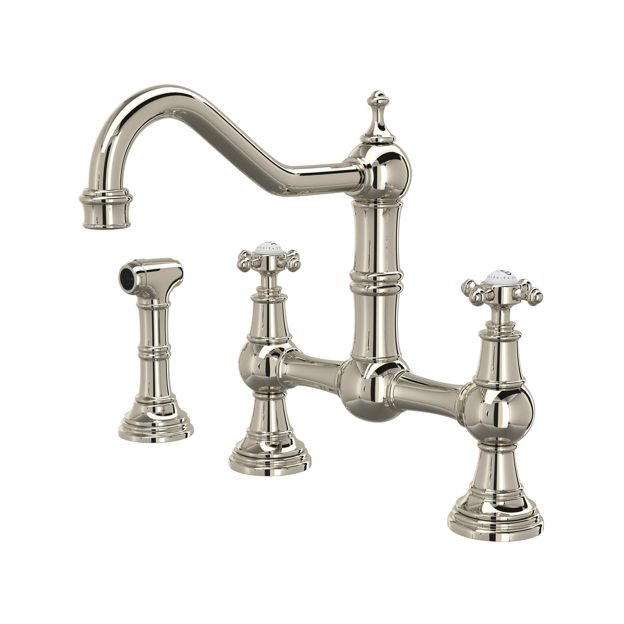 Perrin & Rowe Edwardian™ Perrin and Rowe® Two Handle Widespread Bridge