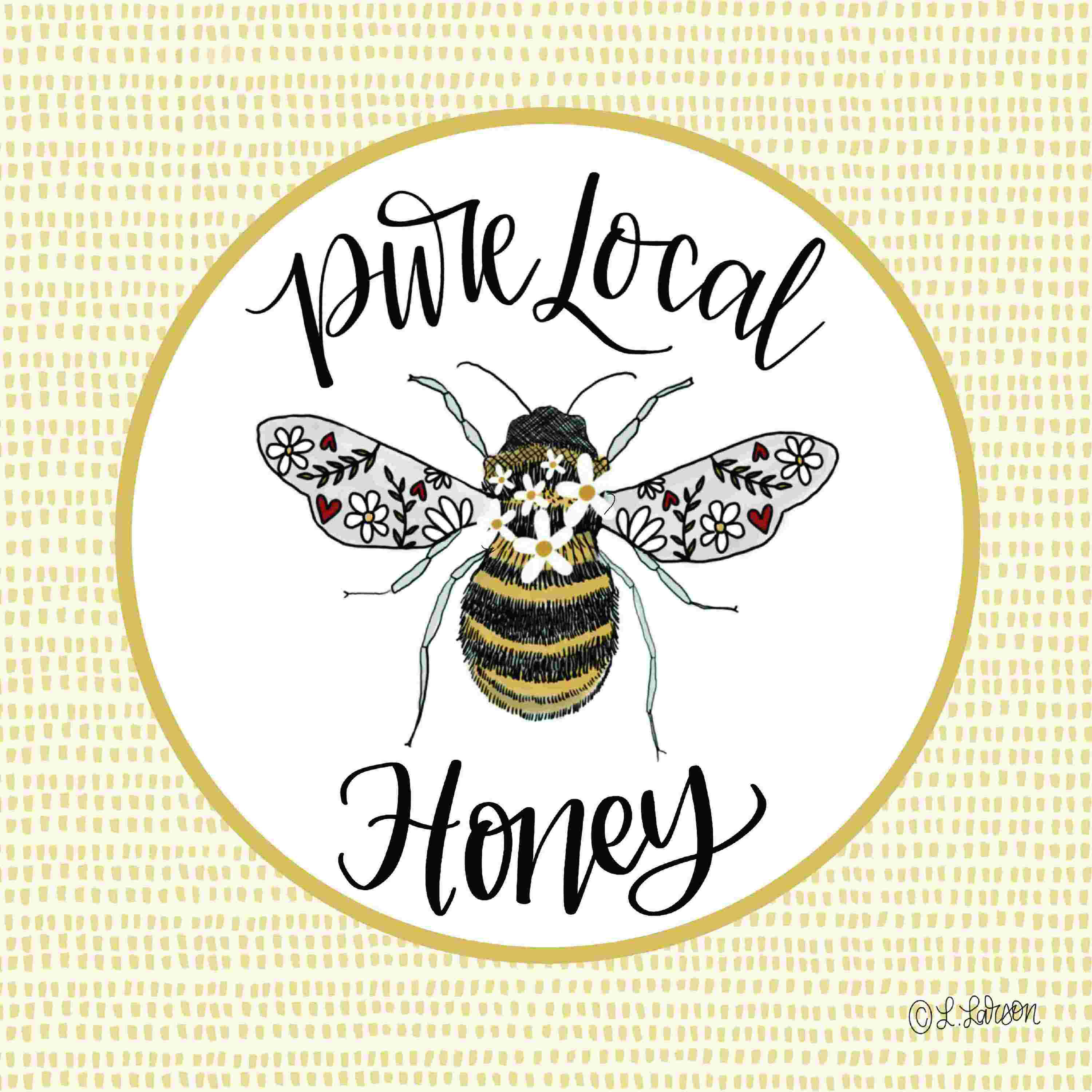 Trinx Pure Local Honey by Lisa Larson Wrapped Canvas Print Wayfair