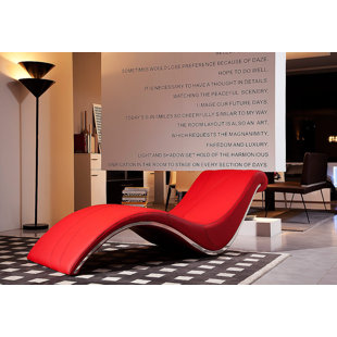Go to store & view more images Orren Ellis Coalpit Heath Leather Chaise Lounge