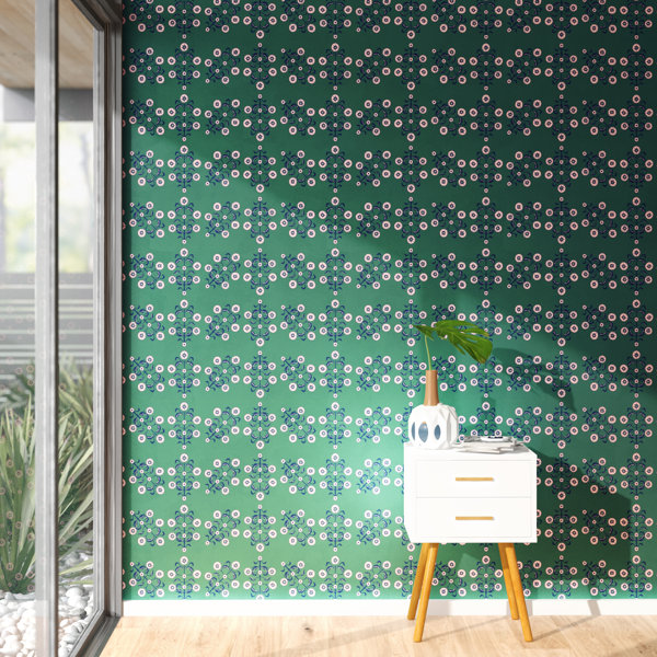 ebern designs block print 16 5 l x 20 5 w peel and stick wallpaper roll allmodern ebern designs block print 16 5 l x 20 5 w peel and stick wallpaper roll