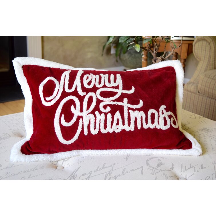 christmas lumbar pillow