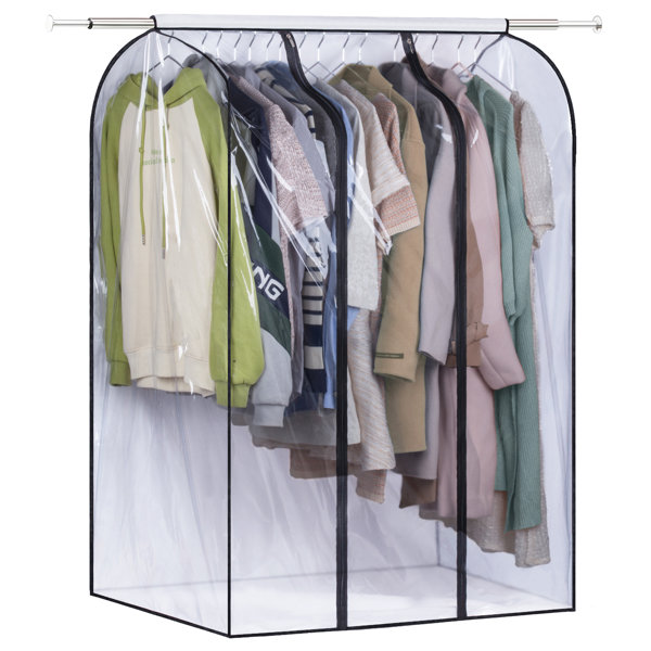 Extra Wide Clear Garment Bag | Wayfair
