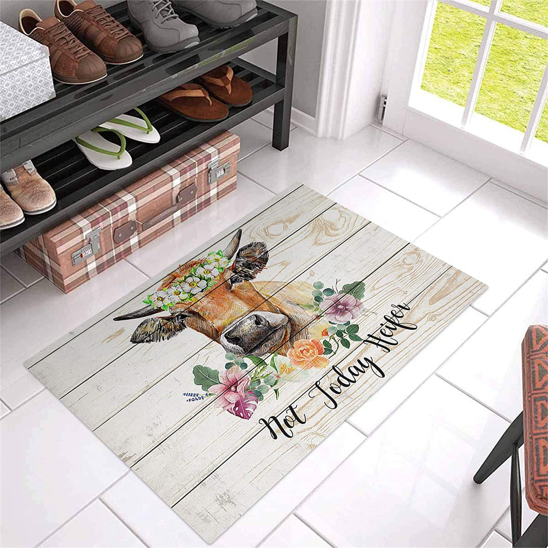Floor Mats Bathroom Kitchen Carpet House Doormats for Living Room Anti-Slip Rug 