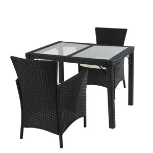 2-Sitzer Sofa-Set Alair aus Polyrattan mit Polst..