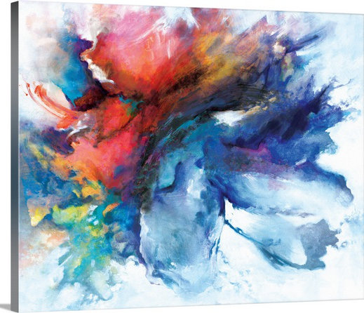 Color Burst Painting Print Wayfair