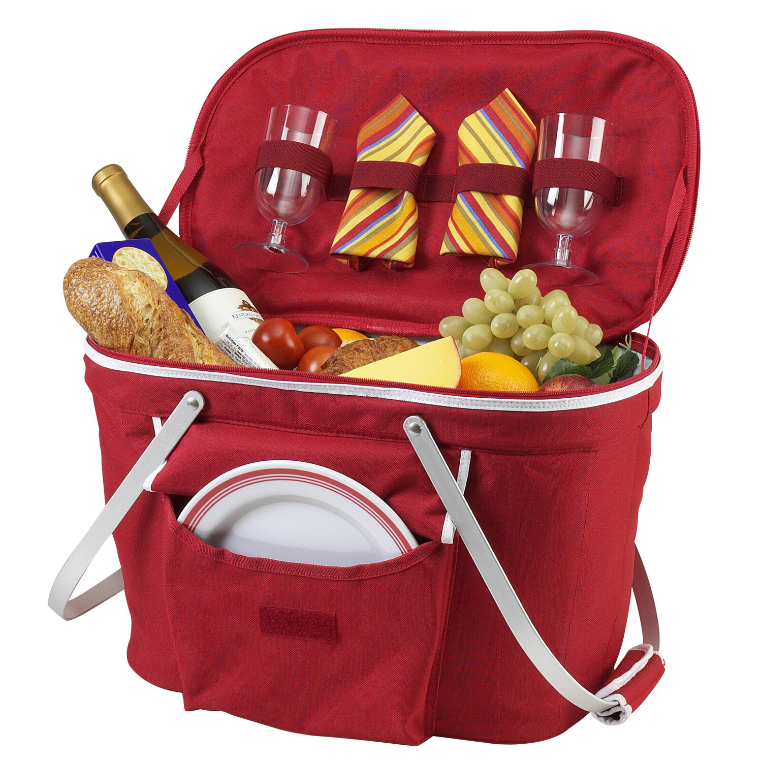 collapsible picnic basket