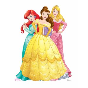 Disney Princess Group -Ariel, Belle and Aurora Life-Size Cardboard Standup