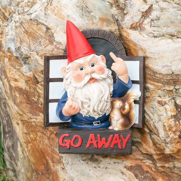 Green Grouchy Santa Gnome