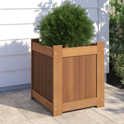Ermont Wood Elevated Planter - bottomless design