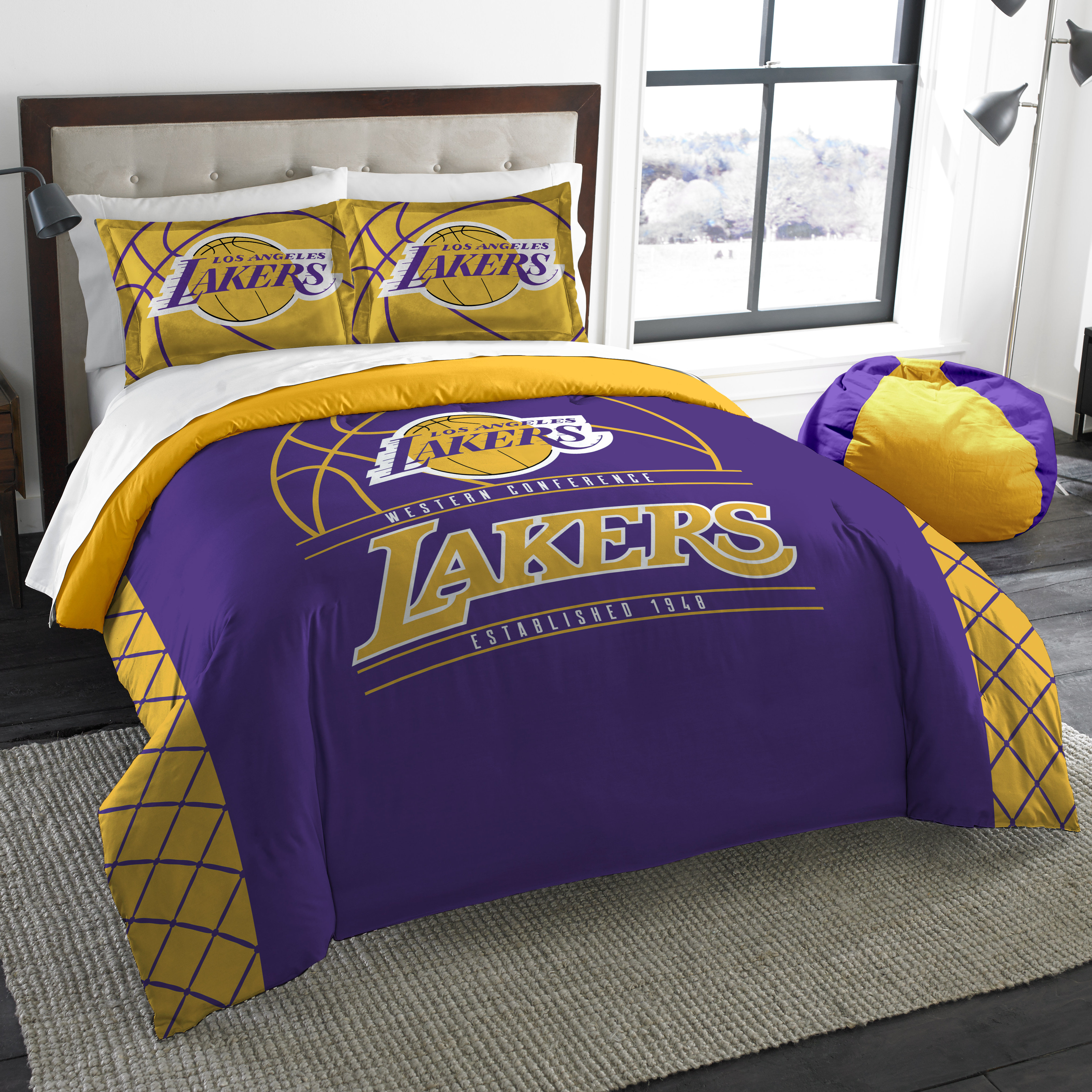 Northwest Co Nba Reverse Slam 3 Piece Full Queen Comforter Set
