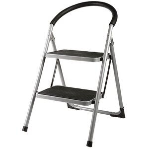 Deluxe 2-Step Metal Step Stool