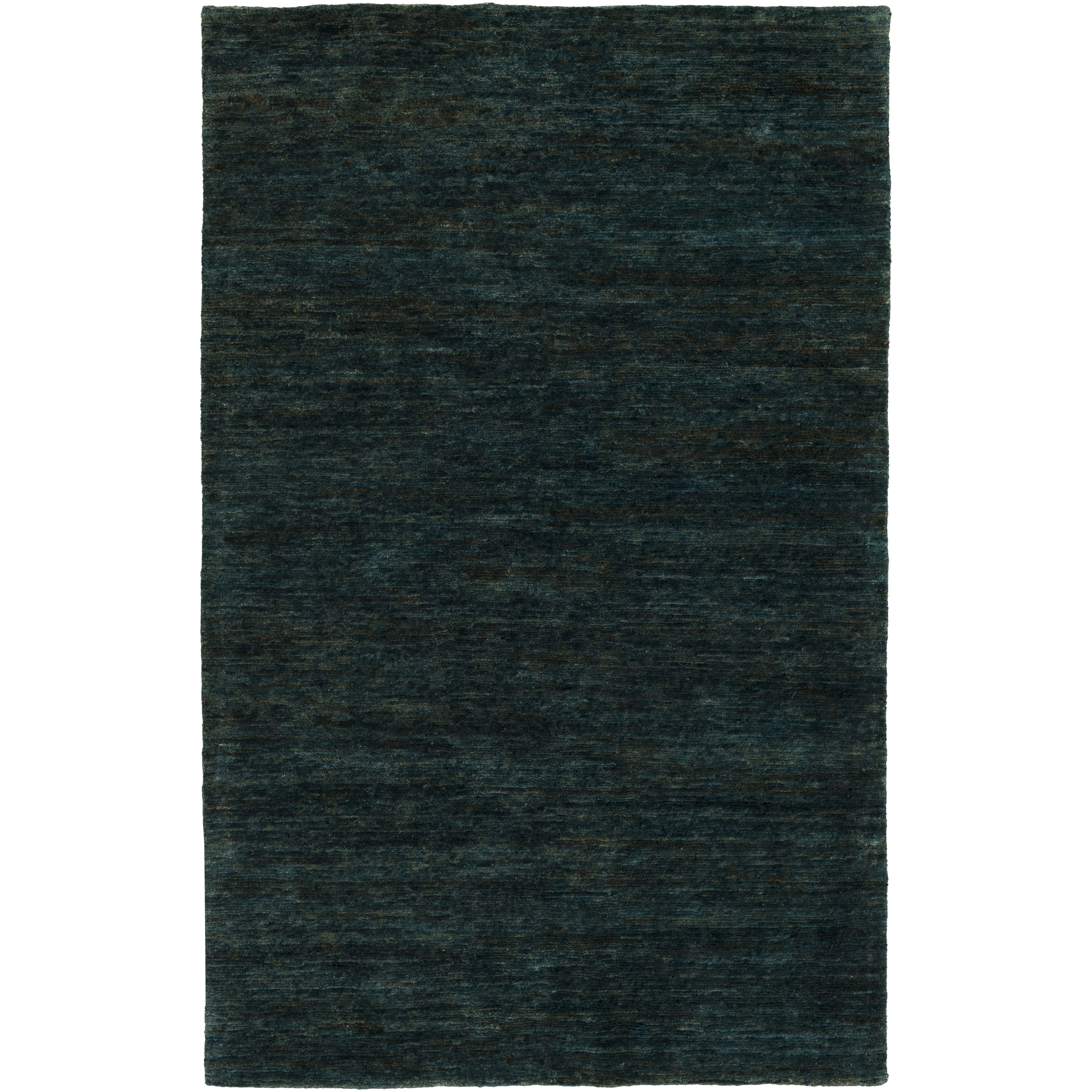 Surya Crusoe Hand-Knotted Wool Dark 