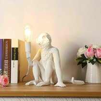 Modern Monkey Table Lamp Nordic  Light Resin Simian Hanging Rope Wall Lights 