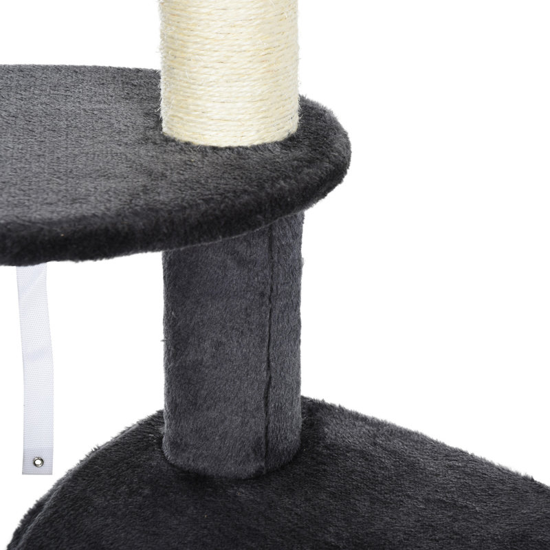 Tucker Murphy Pet Shasta Adjustable Height Floor To Ceiling Vertical Cat Tree Wayfair