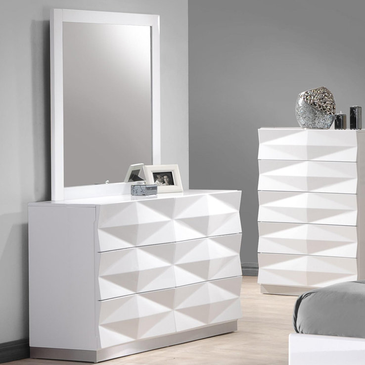 Brayden Studio Baldree Rectangular Modern Contemporary Dresser Brayden Studio Baldree Rectangular