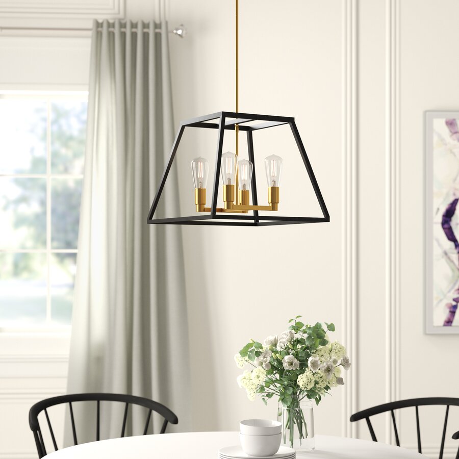 Stockton 4-Light Unique / Statement Chandelier