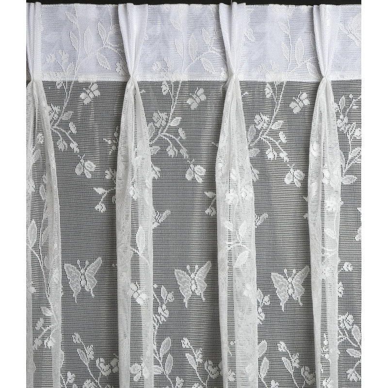 August Grove Stoltz Short Soft Butterfly Motif Classic Back Floral