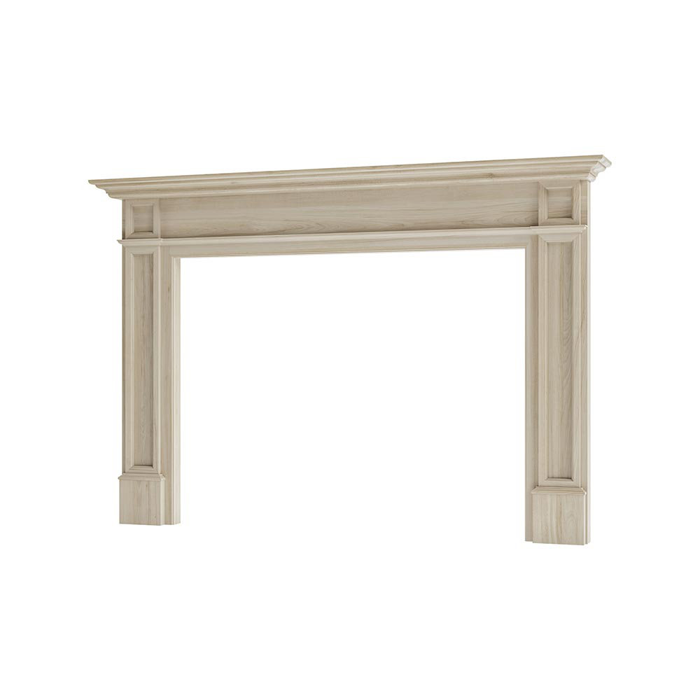 Modern Ember Lenwood Traditional Wood Fireplace Mantel Surround Kit