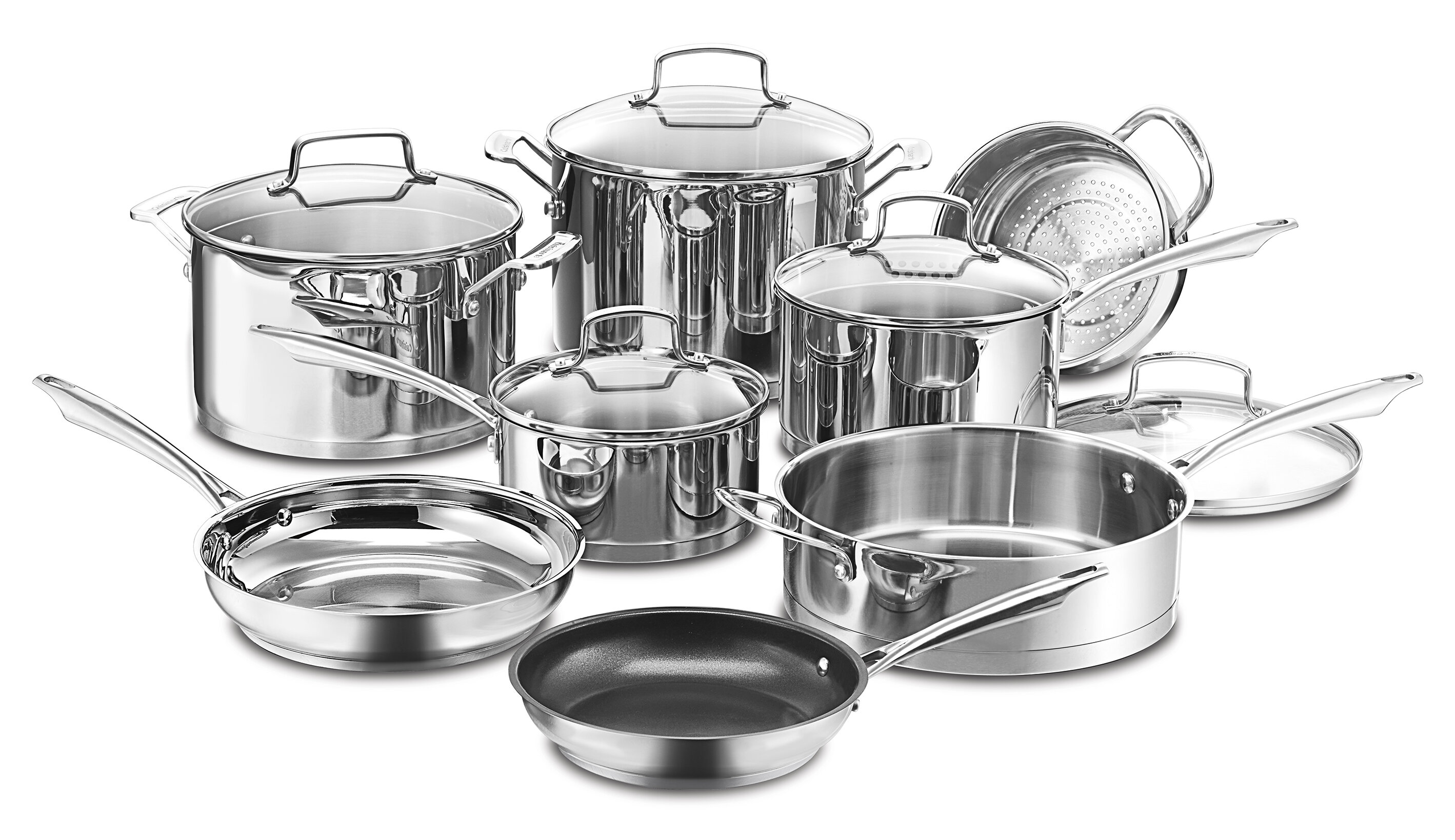 cuisinart stainless steel pots and pans set