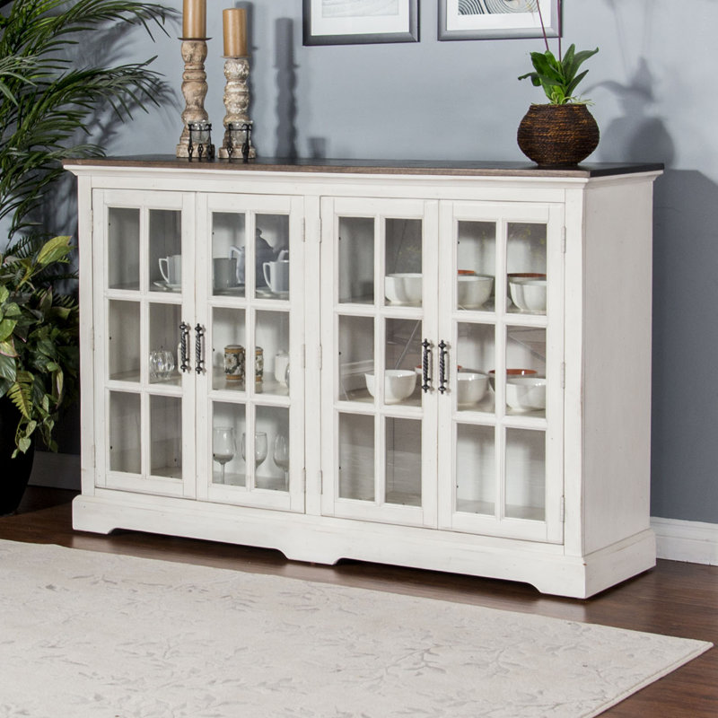 August Grove Villepinte Buffet Table