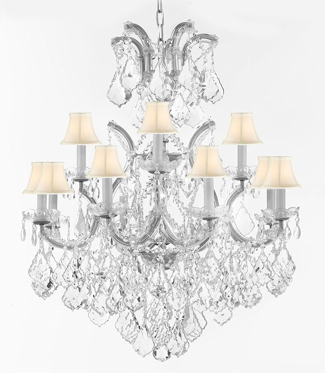 Astoria Grand Alvarado 13 Light Shaded Tiered Chandelier Wayfair