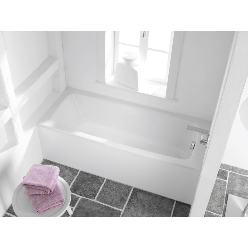 Kaldewei Cayono 60 X 36 Drop In Soaking Porcelain Enameled Steel Bathtub Wayfair