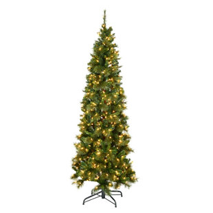 brussels pencil mixed 65ft green pine artificial christmas tree with 350 lights - 65ft Christmas Tree brussels pencil mixed 65ft green pine artificial christmas tree with 350 lights - 65ft Christmas Tree