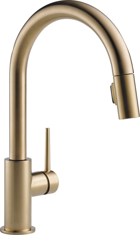 Trinsic Pull Down Single Handle Kitchen Faucet with MagnaTite® Docking and Diamond Seal Technology
