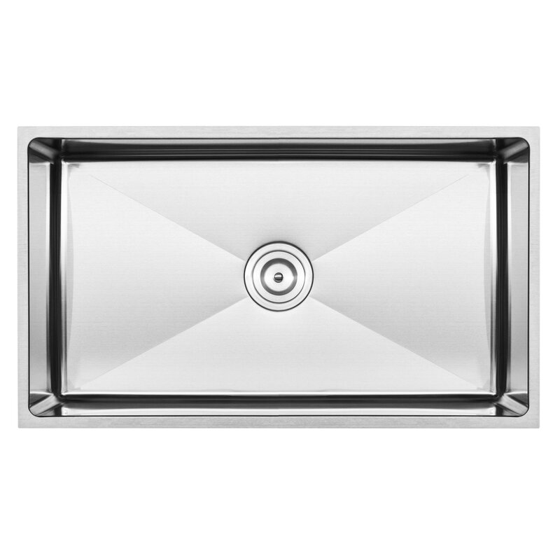Ticor Sinks Pacific Series 16 Gauge Stainless Steel 31 L X 18 W
