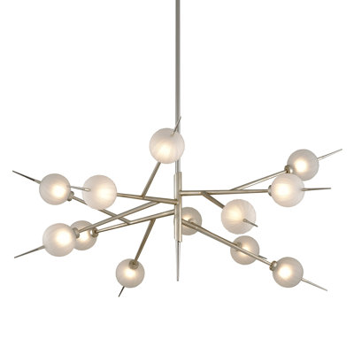 Tempest 12-Light LED Sputnik Chandelier Corbett Lighting
